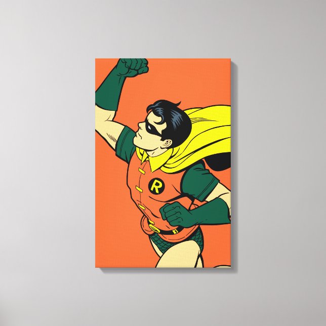 Robin Uppercut Canvas Print (Front)