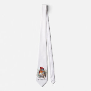 Robin Winter Delight, custom Tie