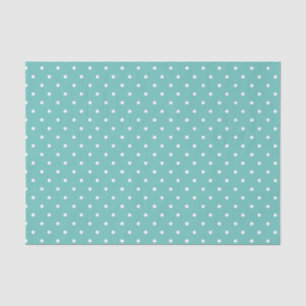 Robins Egg Blue and White Polka Dot Tissue Paper