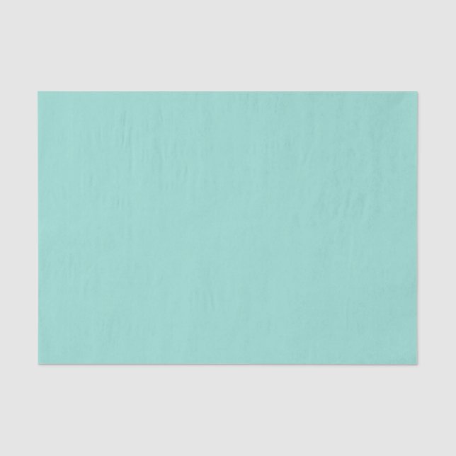 Robin's Egg Blue Solid Colour Tissue Paper (Front)