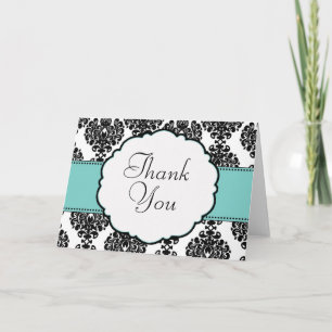 Robin's Egg Blue Wedding Thank you card