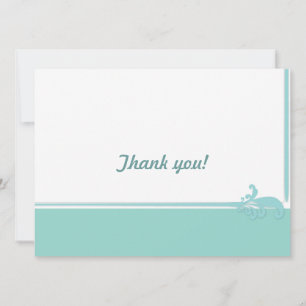 Robin's Egg Blue with fleur de lis Invitation