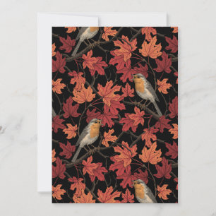 Robins in maple tree