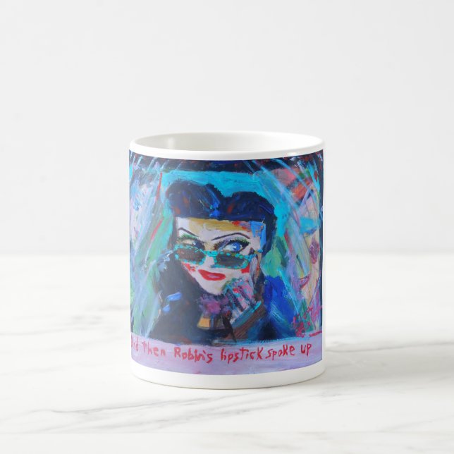 Robin's Lipstick Coffee Mug (Center)