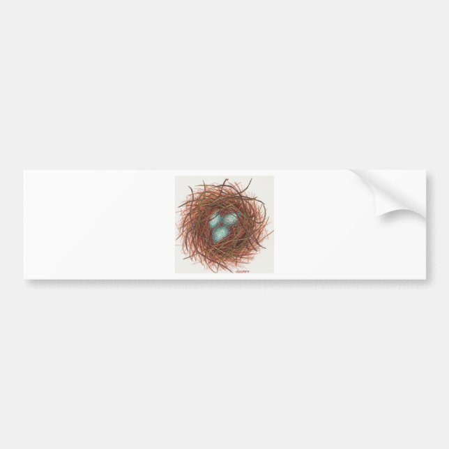 Robin's Nest Bumper Sticker (Front)