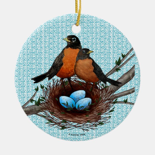 Robins Nest ornament (Front)