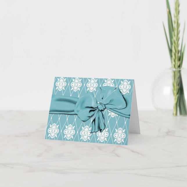 Robin's Oeuf Blue Carte de remerciements (Devant)