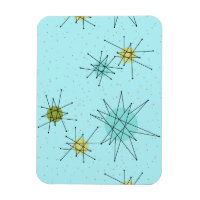 Robin's Oeuf Blue Starbursts Flexible Magnet
