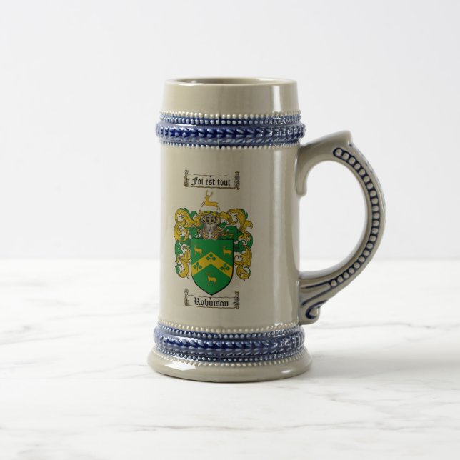 Robinson Coat of Arms Stein (Right)