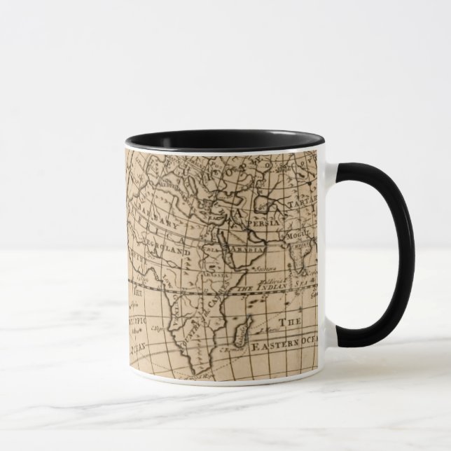 Robinson Crusoe's Map of the World Mug (Right)
