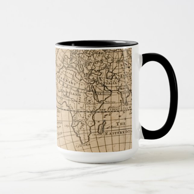 Robinson Crusoe's Map of the World Mug (Right)