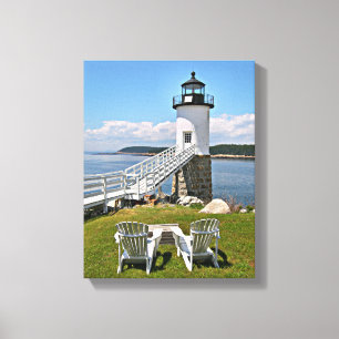 Robinson Point Lighthouse, Isle Au Haut, Maine Canvas Print