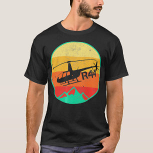 Robinson R44 Helicopter Helo Aviation Aviator Pilo T-Shirt