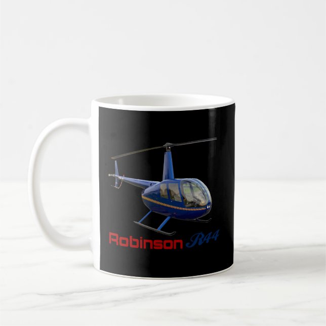 Robinson R44 Helicopter R44 Helicopter Robinson R4 Coffee Mug (Left)