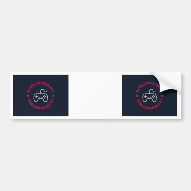 robloxgaming bumper stickers (Front)