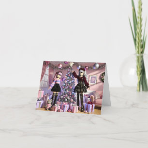 Robloxo's Emo Girls Christmas Card