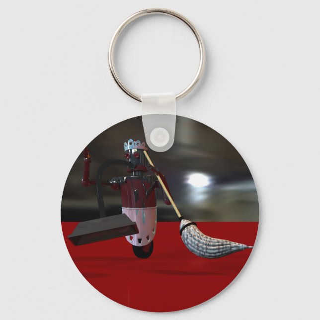 Robo Clean Keychain (Front)