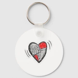 Robo-Heart Keychain