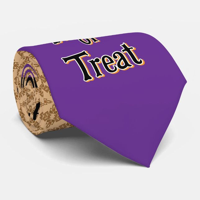 Robo Monster Trick Ou Treat Cravate (Roulé)