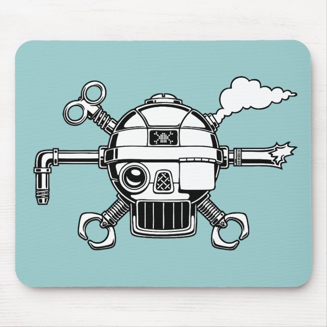 Robo Pirate II Mouse Pad (Front)