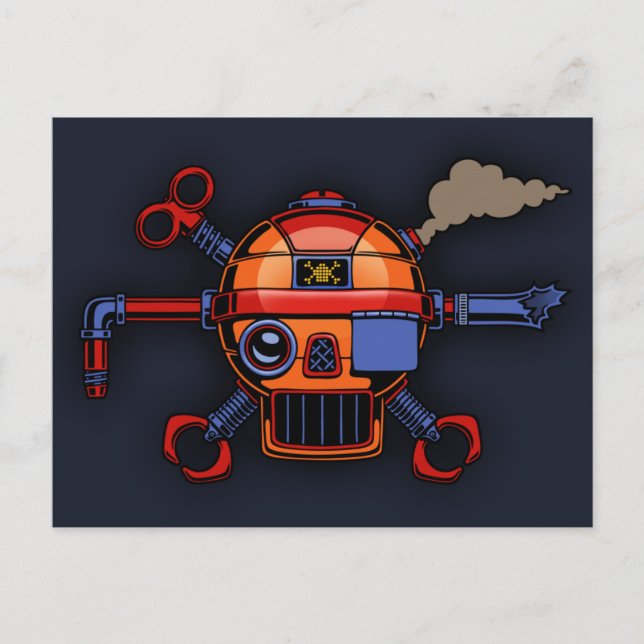 Robo Pirate II Postcard (Front)