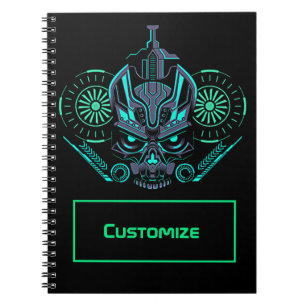 Robo Skull Notebook