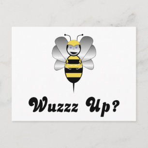 Robobee Bumble Bee Wuzz Up Postcard
