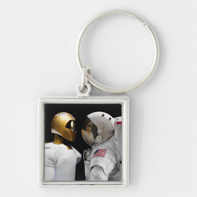 Robonaut 2, a dexterous, humanoid astronaut hel 3 keychain (Front)