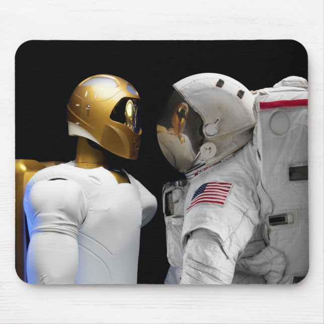 Robonaut 2, a dexterous, humanoid astronaut hel 3 mouse pad (Front)