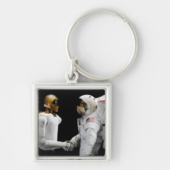 Robonaut 2, a dexterous, humanoid astronaut hel 4 keychain (Front)