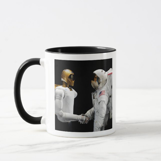Robonaut 2, a dexterous, humanoid astronaut hel 4 mug (Left)