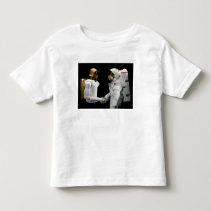 Robonaut 2, a dexterous, humanoid astronaut hel 4 toddler t-shirt