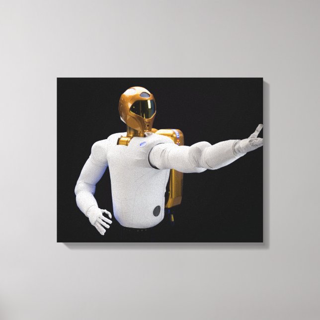 Robonaut 2, a dexterous, humanoid astronaut hel 5 canvas print (Front)