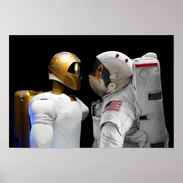 Robonaut 2, a dexterous, humanoid astronaut hel poster (Front)