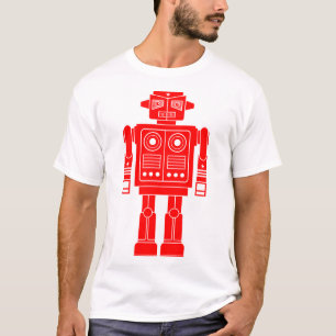 Robot 270620/010 - Red and White T-Shirt