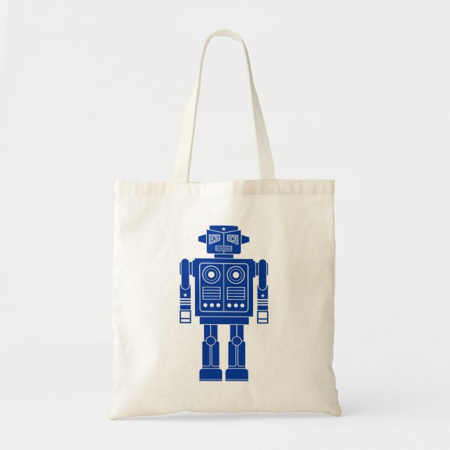 Robot 270620/010 - Sac fourre-tout bleu et blanc (Devant)