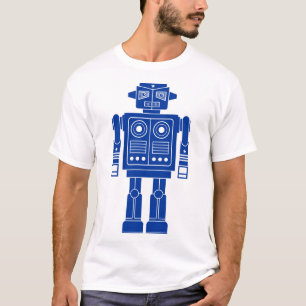 Robot 270620/010 - T-shirt bleu et blanc de la Mar