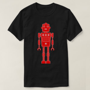 Robot 270620/011 - Red and White T-Shirt