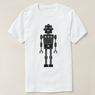 Robot 270620/011 - T-shirt noir et blanc