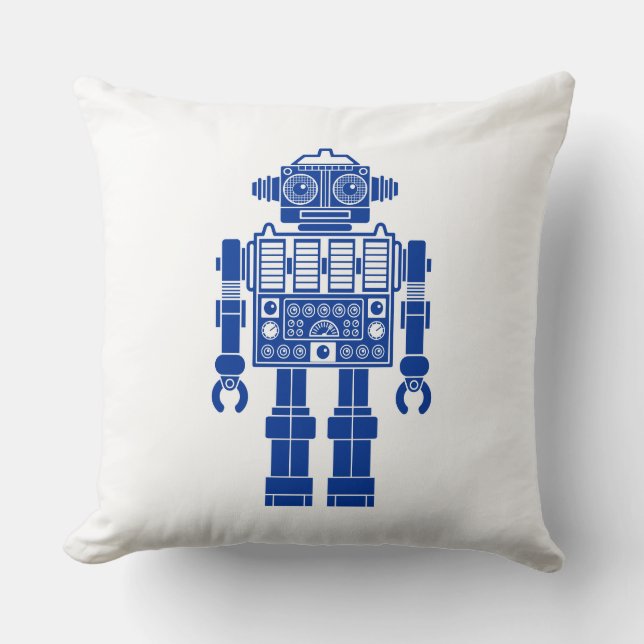 Robot 270620/08 - Oreiller bleu et blanc de la mar (Recto)