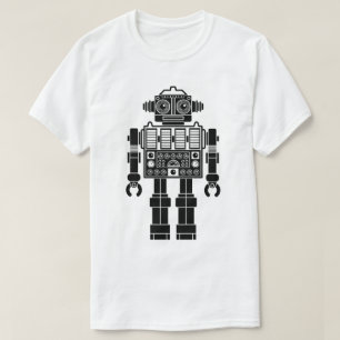 Robot 270620/08 - T-shirt noir et blanc