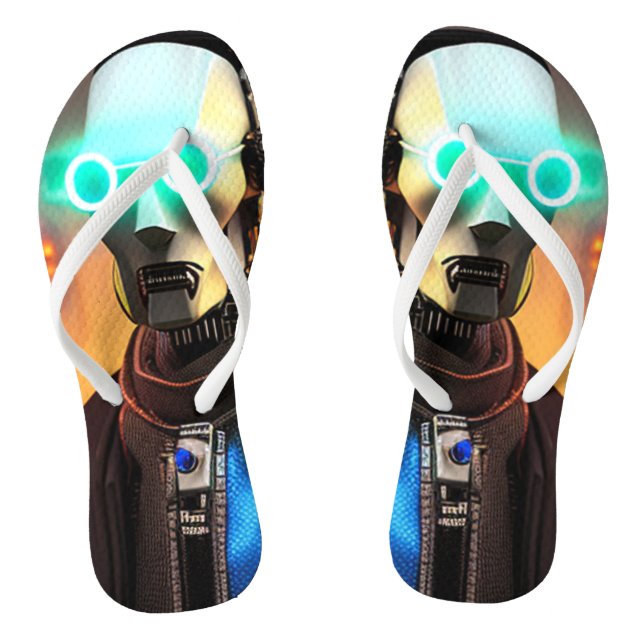 Robot 2 flip flops (Footbed)