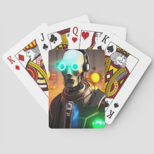 Robot 2 playing cards
