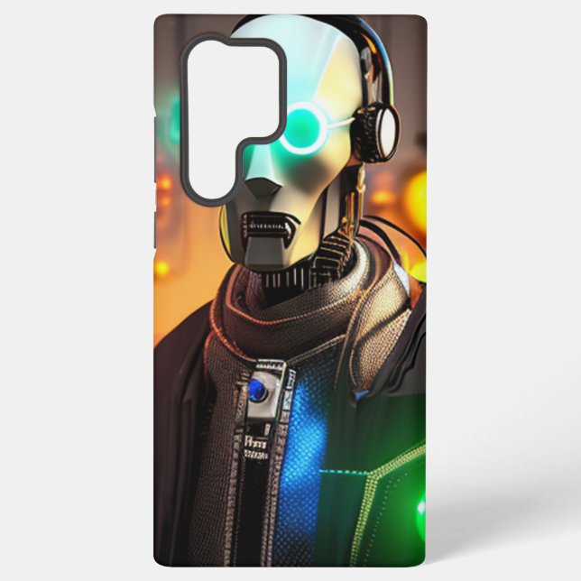Robot 2 Samsung S22 Ultra phone case (Back)