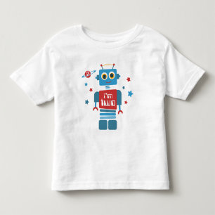 Robot 2nd Birthday Toddler T-shirt