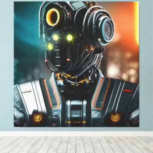Robot 3 canvas print