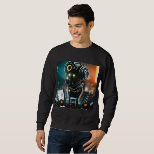 Robot 3 hommes noir sweatshirt