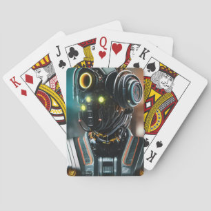 Robot 3 playing cards
