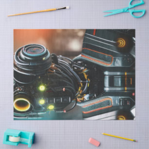 Robot 3 tissue paper