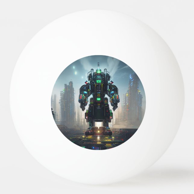 Robot 4 1-star ping pong ball (Front)